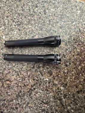 Pair of 2 Mini Maglite Black Flashlights